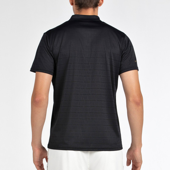 POLO-SHIRT BULLPADEL POMPIER BLACK