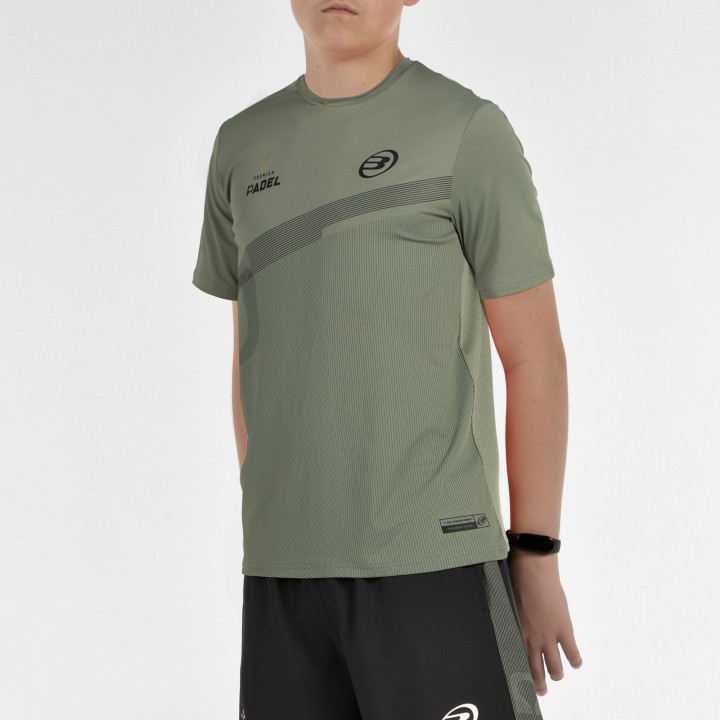 T-SHIRT BULLPADEL PATOS JR KAKI