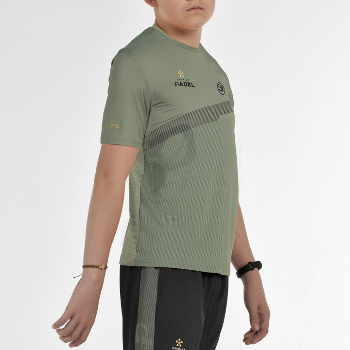 T-SHIRT BULLPADEL PATOS JR KAKI