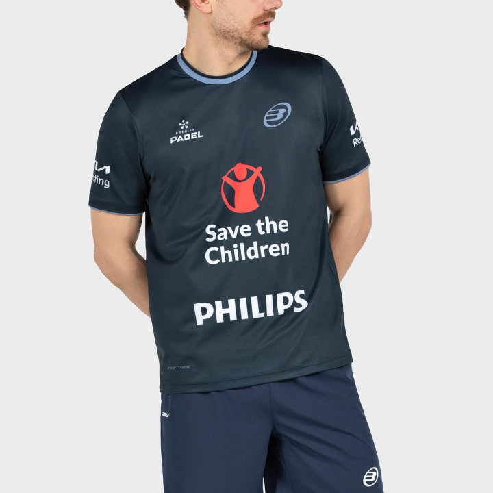 tienda de padel Madrid, tienda de padel online, tienda de padel españa, tienda de padel en linea, CAMISETA BULLPADEL PRIOR DN AZ