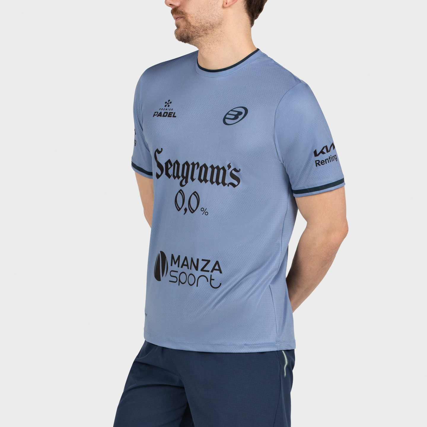 CAMISETA BULLPADEL PRIOR PN AZUL ATOMICO VIGORE