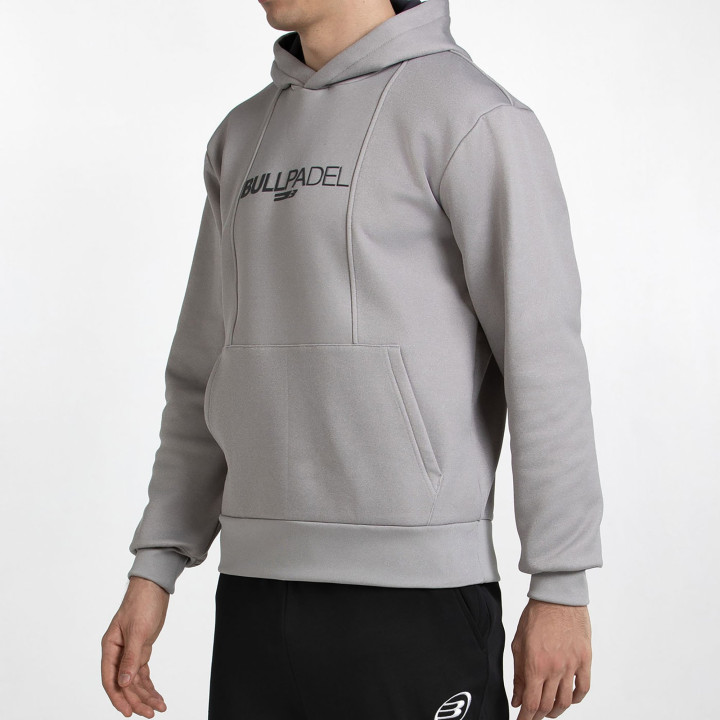 tienda de padel Madrid, tienda de padel online, tienda de padel españa, tienda de padel en linea, SUDADERA BULLPADEL ACUBE GRIS 