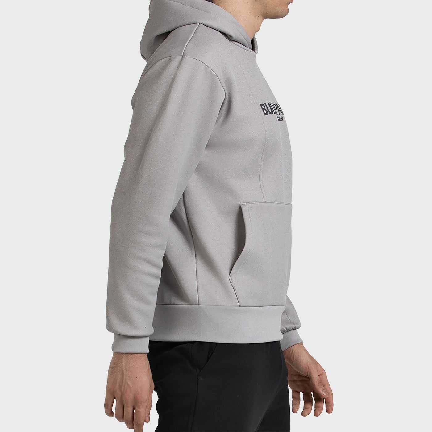 tienda de padel Madrid, tienda de padel online, tienda de padel españa, tienda de padel en linea, SUDADERA BULLPADEL ACUBE GRIS 