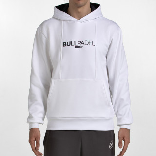 SUDADERA BULLPADEL ACUBE BLANCO