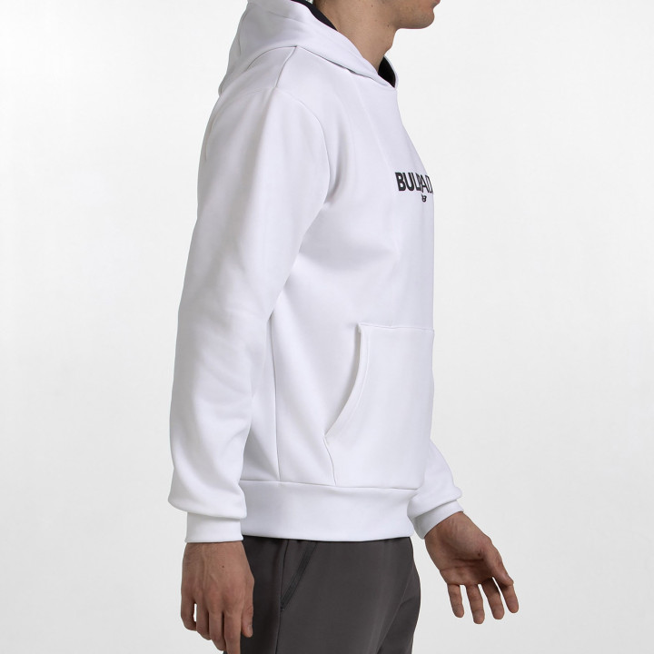tienda de padel Madrid, tienda de padel online, tienda de padel españa, tienda de padel en linea, SUDADERA BULLPADEL ACUBE BLANC