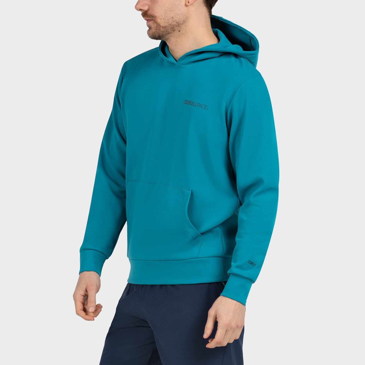 SUDADERA BULLPADEL ALBIER VERDE AZULADO