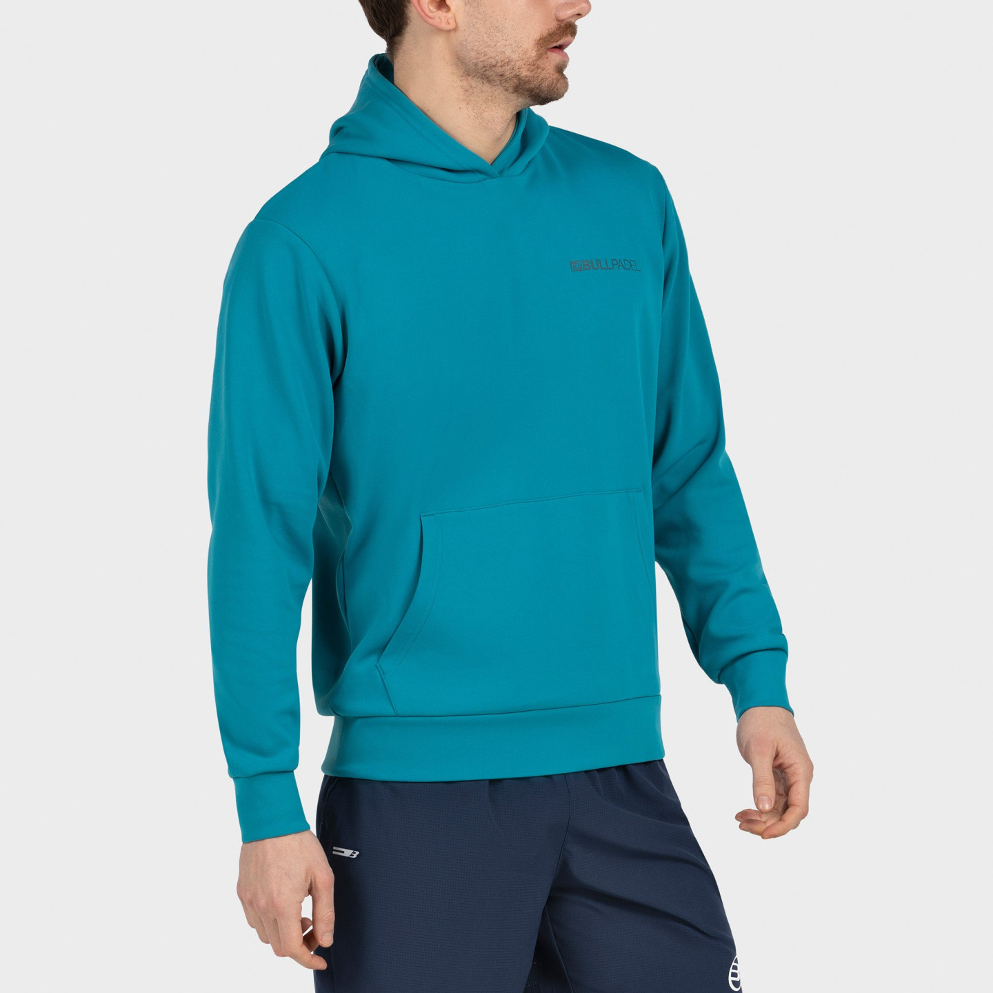 SUDADERA BULLPADEL ALBIER VERDE AZULADO