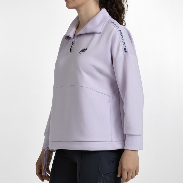 tienda de padel Madrid, tienda de padel online, tienda de padel españa, tienda de padel en linea, SUDADERA BULLPADEL ALASIA LILA