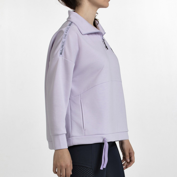 tienda de padel Madrid, tienda de padel online, tienda de padel españa, tienda de padel en linea, SUDADERA BULLPADEL ALASIA LILA