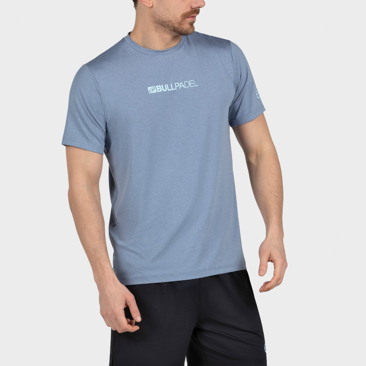 tienda de padel Madrid, tienda de padel online, tienda de padel españa, tienda de padel en linea, CAMISETA BULLPADEL COLEDIL AZU