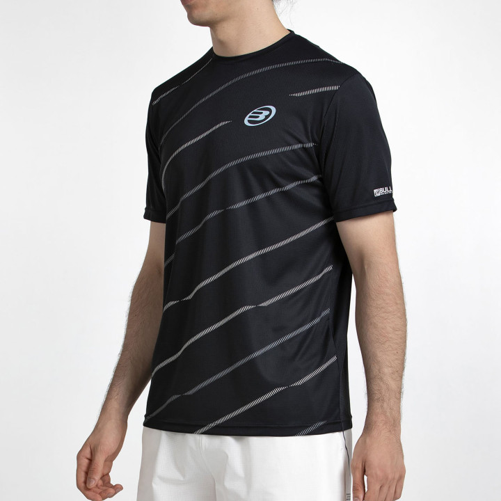 tienda de padel Madrid, tienda de padel online, tienda de padel españa, tienda de padel en linea, CAMISETA BULLPADEL CASINAS NEG