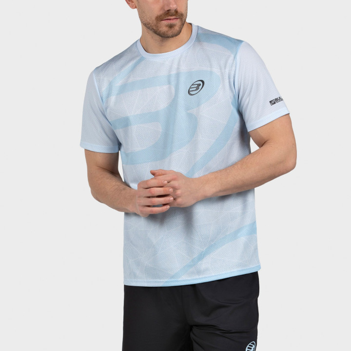 tienda de padel Madrid, tienda de padel online, tienda de padel españa, tienda de padel en linea, CAMISETA BULLPADEL CASTIL AZUL