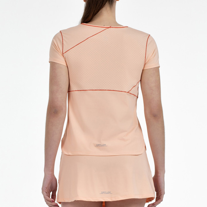 CAMISETA BULLPADEL ALBALA NARANJA PASTEL