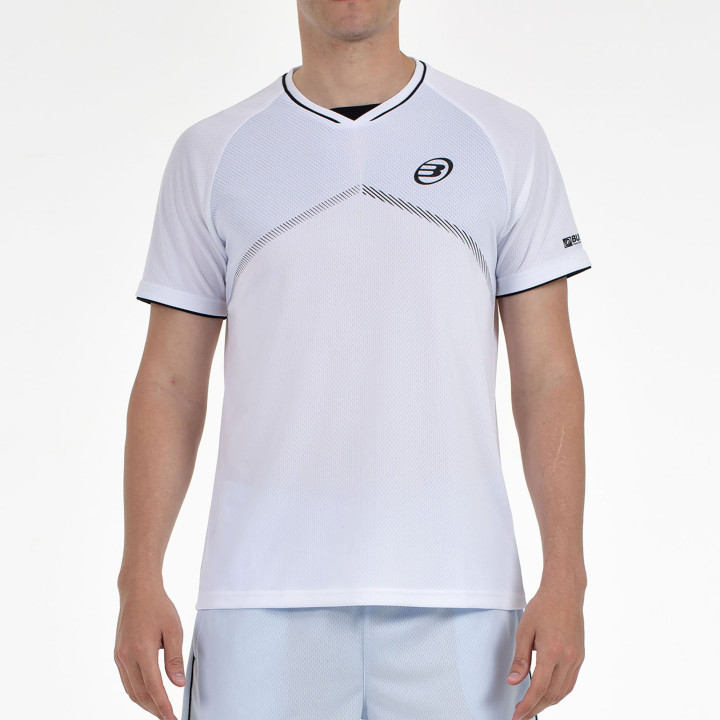 tienda de padel Madrid, tienda de padel online, tienda de padel españa, tienda de padel en linea, CAMISETA BULLPADEL CASAR BLANC