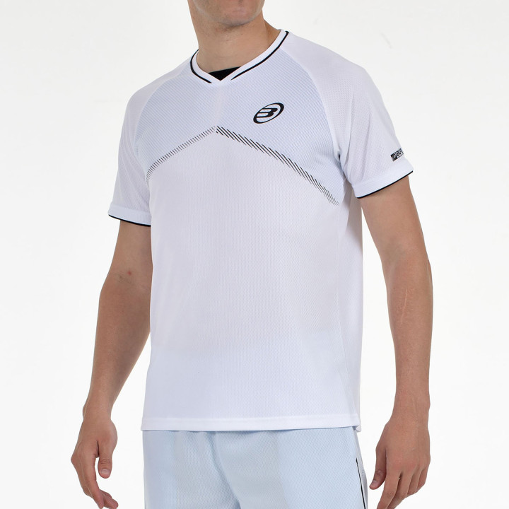 tienda de padel Madrid, tienda de padel online, tienda de padel españa, tienda de padel en linea, CAMISETA BULLPADEL CASAR BLANC