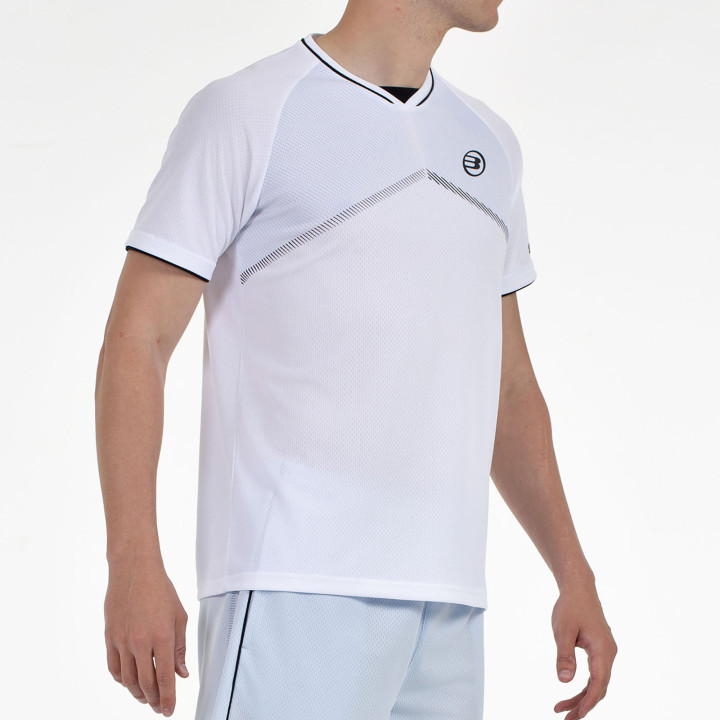 tienda de padel Madrid, tienda de padel online, tienda de padel españa, tienda de padel en linea, CAMISETA BULLPADEL CASAR BLANC