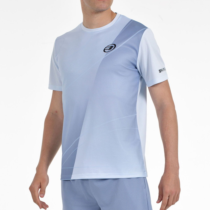 CAMISETA BULLPADEL CUMBRE AZUL GLACIAR