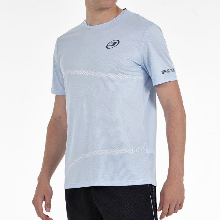 tienda de padel Madrid, tienda de padel online, tienda de padel españa, tienda de padel en linea, CAMISETA BULLPADEL CHELES AZUL