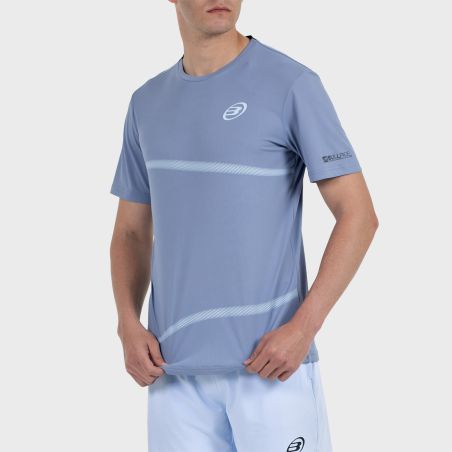 tienda de padel Madrid, tienda de padel online, tienda de padel españa, tienda de padel en linea, CAMISETA BULLPADEL CHELES AZUL