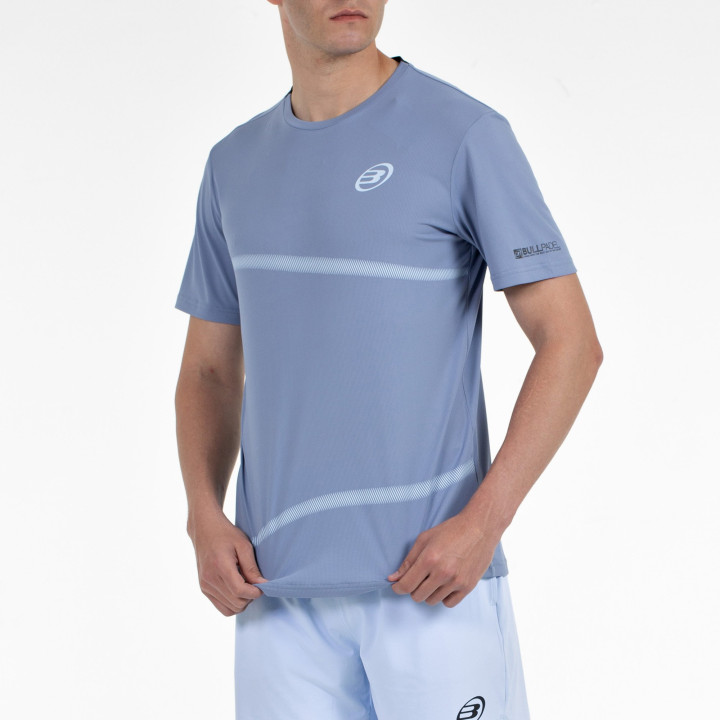 tienda de padel Madrid, tienda de padel online, tienda de padel españa, tienda de padel en linea, CAMISETA BULLPADEL CHELES AZUL