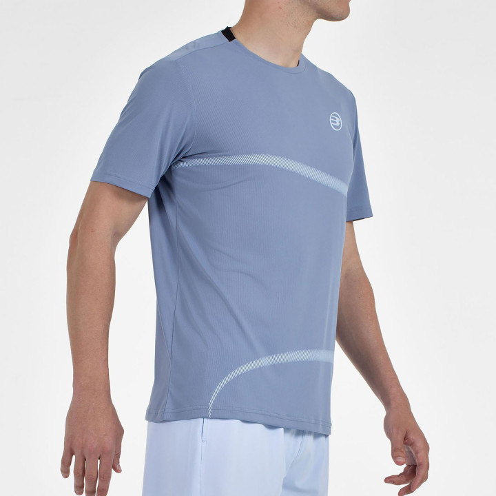 tienda de padel Madrid, tienda de padel online, tienda de padel españa, tienda de padel en linea, CAMISETA BULLPADEL CHELES AZUL