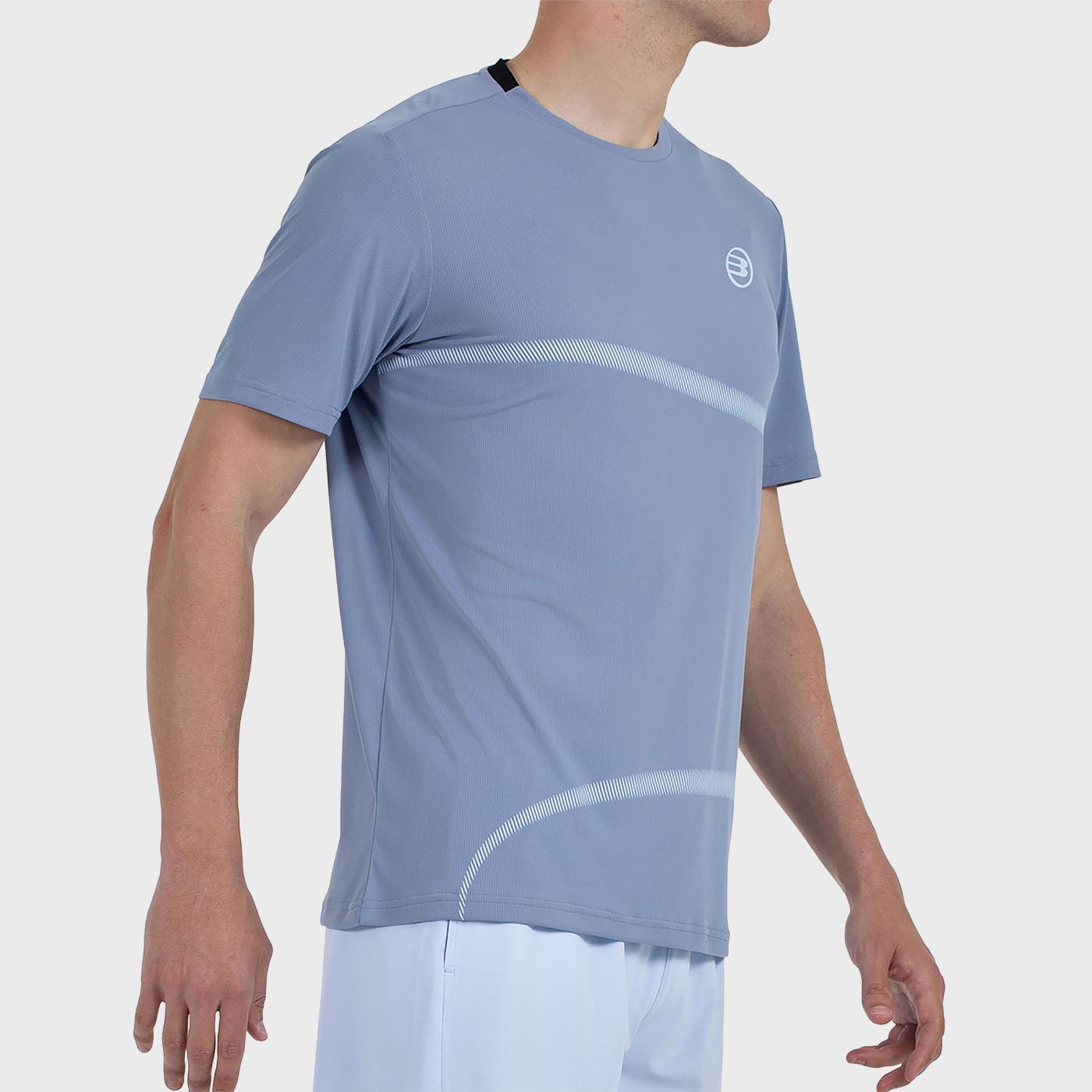 tienda de padel Madrid, tienda de padel online, tienda de padel españa, tienda de padel en linea, CAMISETA BULLPADEL CHELES AZUL