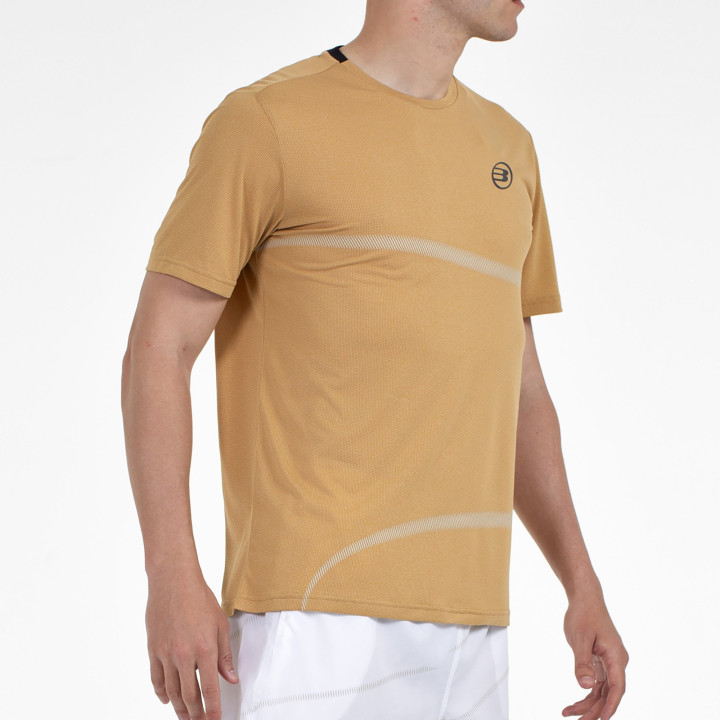 tienda de padel Madrid, tienda de padel online, tienda de padel españa, tienda de padel en linea, CAMISETA BULLPADEL CHELES OCRE
