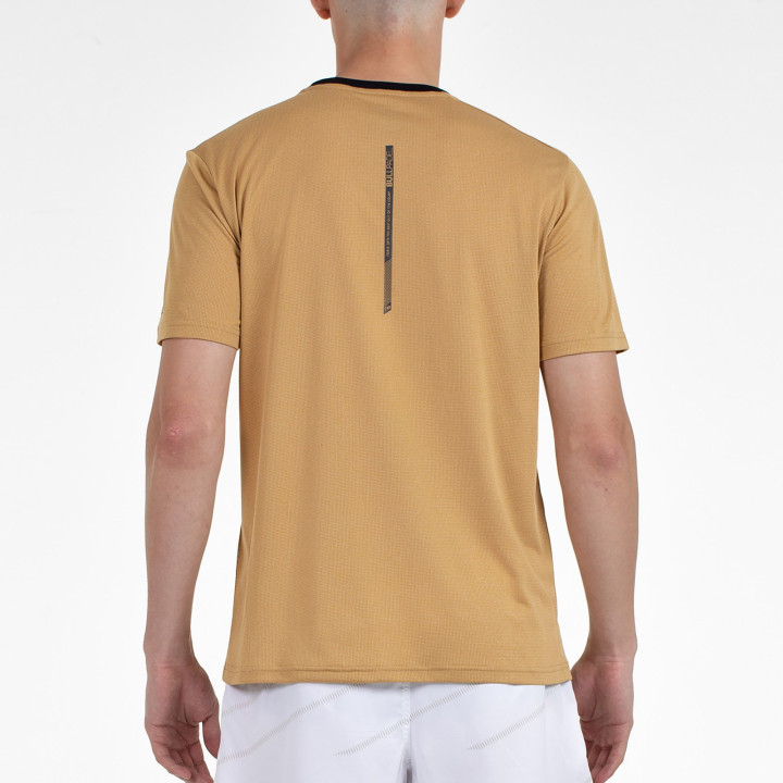tienda de padel Madrid, tienda de padel online, tienda de padel españa, tienda de padel en linea, CAMISETA BULLPADEL CHELES OCRE