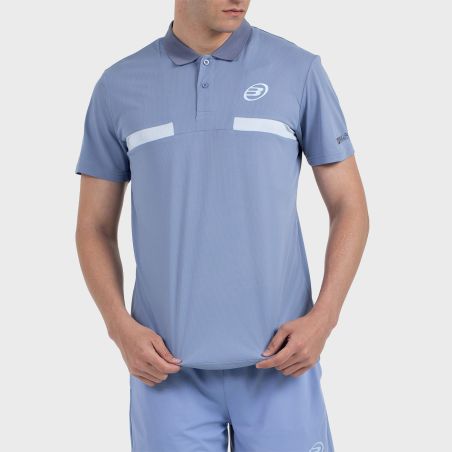 tienda de padel Madrid, tienda de padel online, tienda de padel españa, tienda de padel en linea, POLO BULLPADEL CALZADIL AZUL S