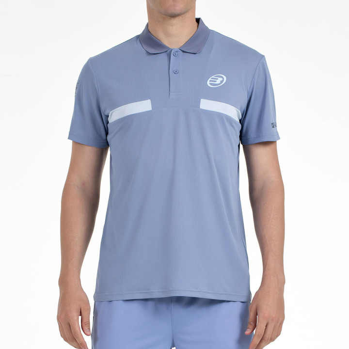 tienda de padel Madrid, tienda de padel online, tienda de padel españa, tienda de padel en linea, POLO BULLPADEL CALZADIL AZUL S