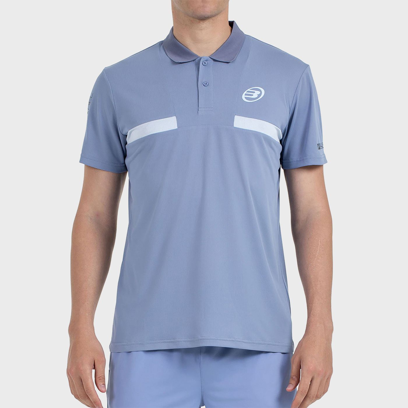 tienda de padel Madrid, tienda de padel online, tienda de padel españa, tienda de padel en linea, POLO BULLPADEL CALZADIL AZUL S