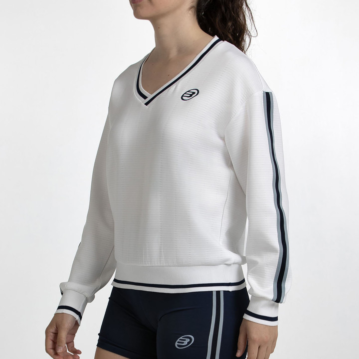 SUDADERA BULLPADEL TRAISER HUESO