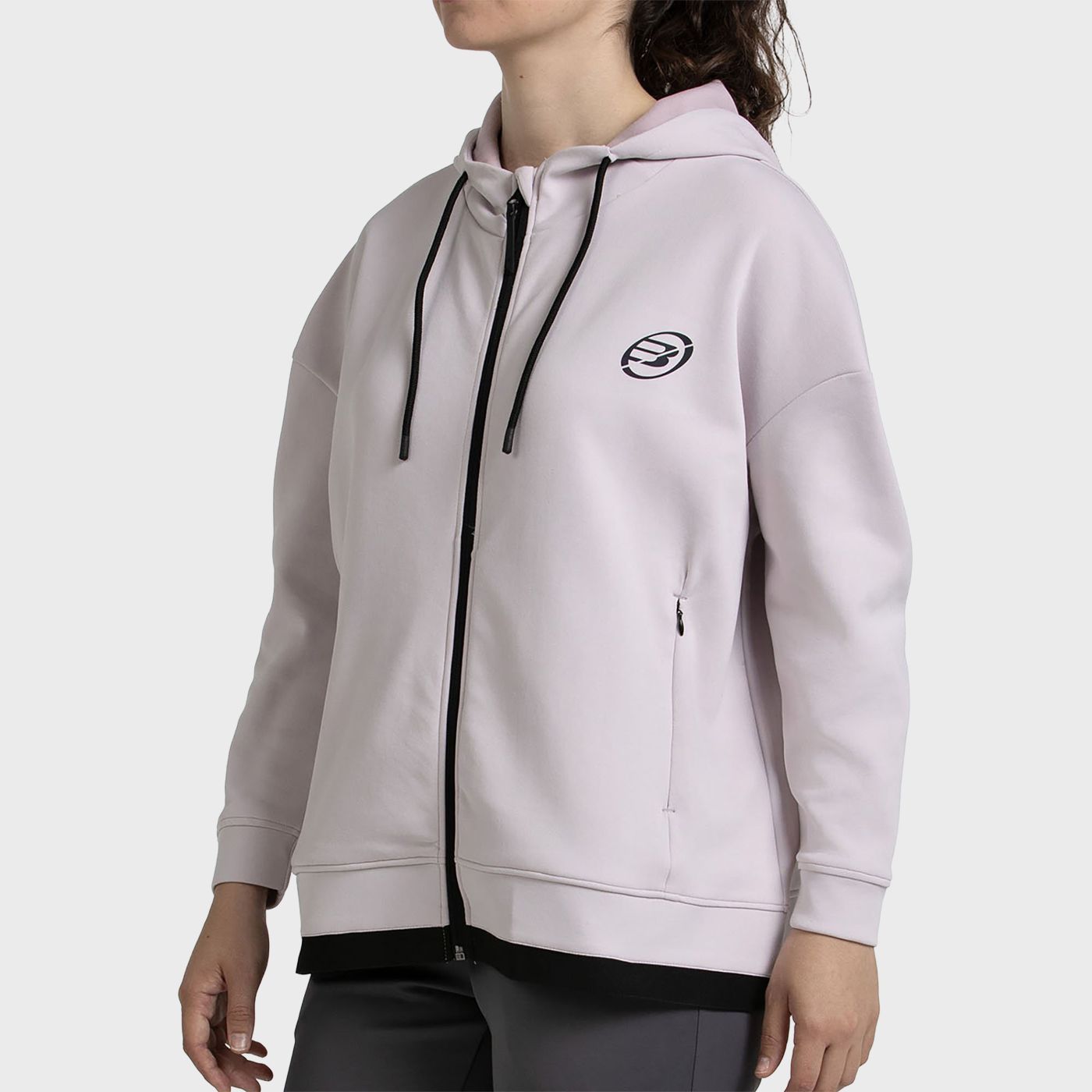 tienda de padel Madrid, tienda de padel online, tienda de padel españa, tienda de padel en linea, SUDADERA BULLPADEL VIDEL ROSA 