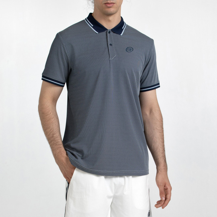 POLO BULLPADEL TENFE AZUL MARINO TEJ. BICOLOR