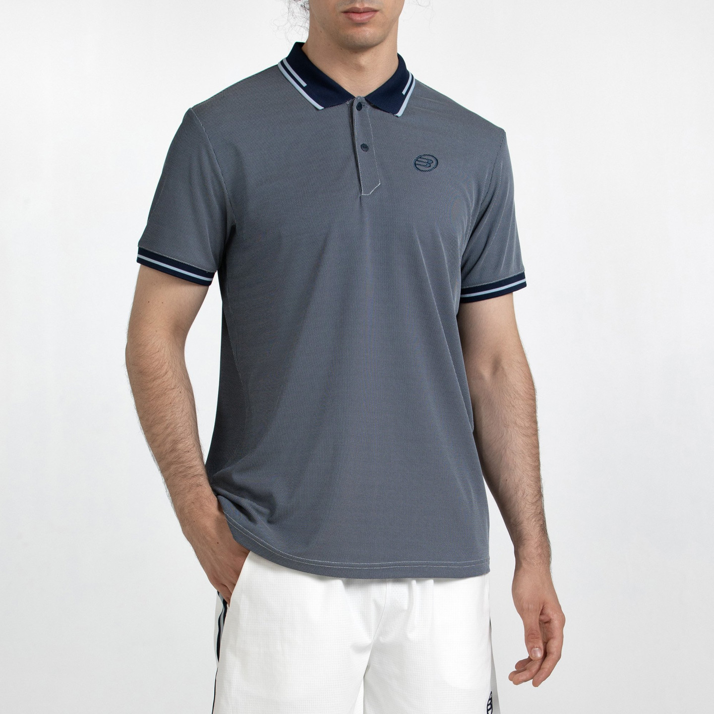 POLO BULLPADEL TENFE AZUL MARINO TEJ. BICOLOR