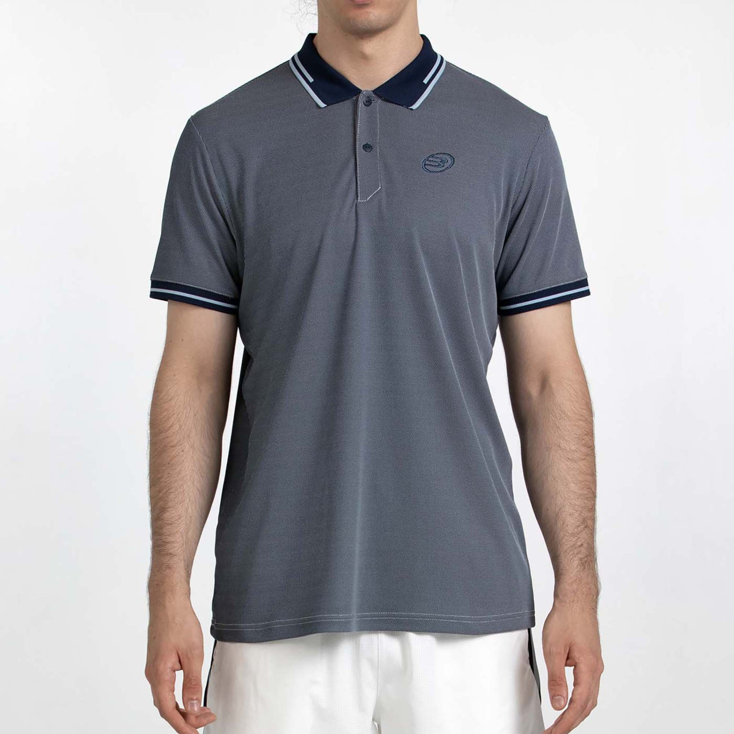 POLO BULLPADEL TENFE AZUL MARINO TEJ. BICOLOR