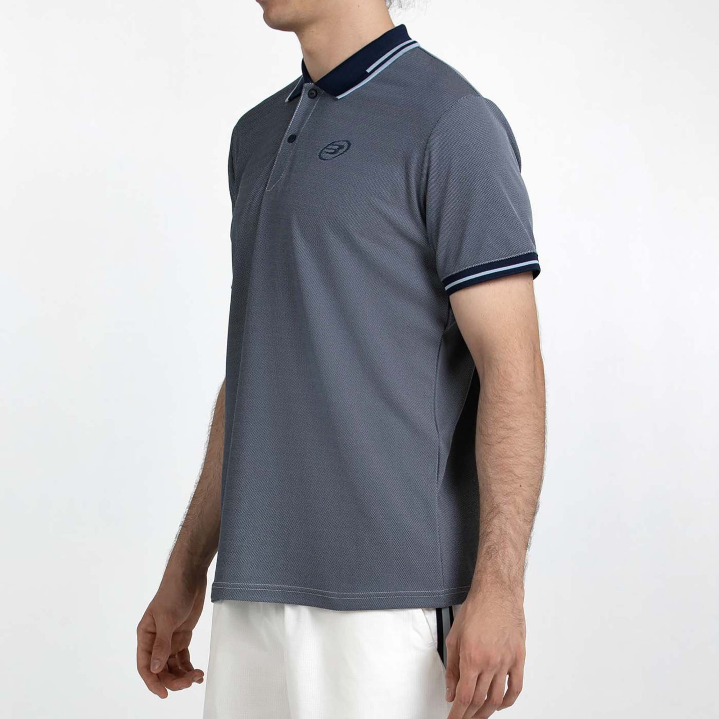 POLO BULLPADEL TENFE AZUL MARINO TEJ. BICOLOR