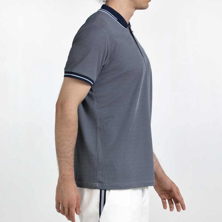 POLO BULLPADEL TENFE AZUL MARINO TEJ. BICOLOR