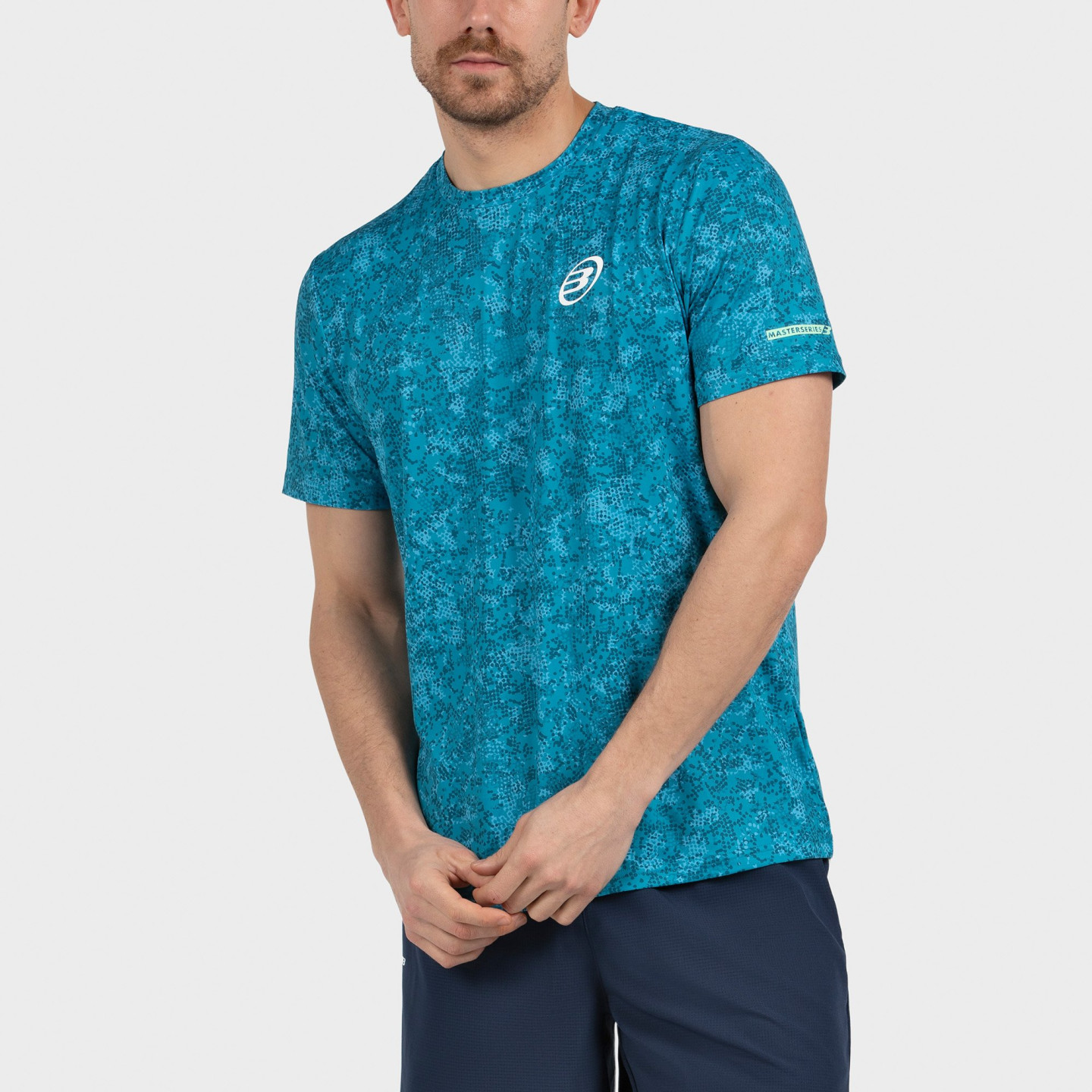 tienda de padel Madrid, tienda de padel online, tienda de padel españa, tienda de padel en linea, CAMISETA BULLPADEL MASAMA VERD