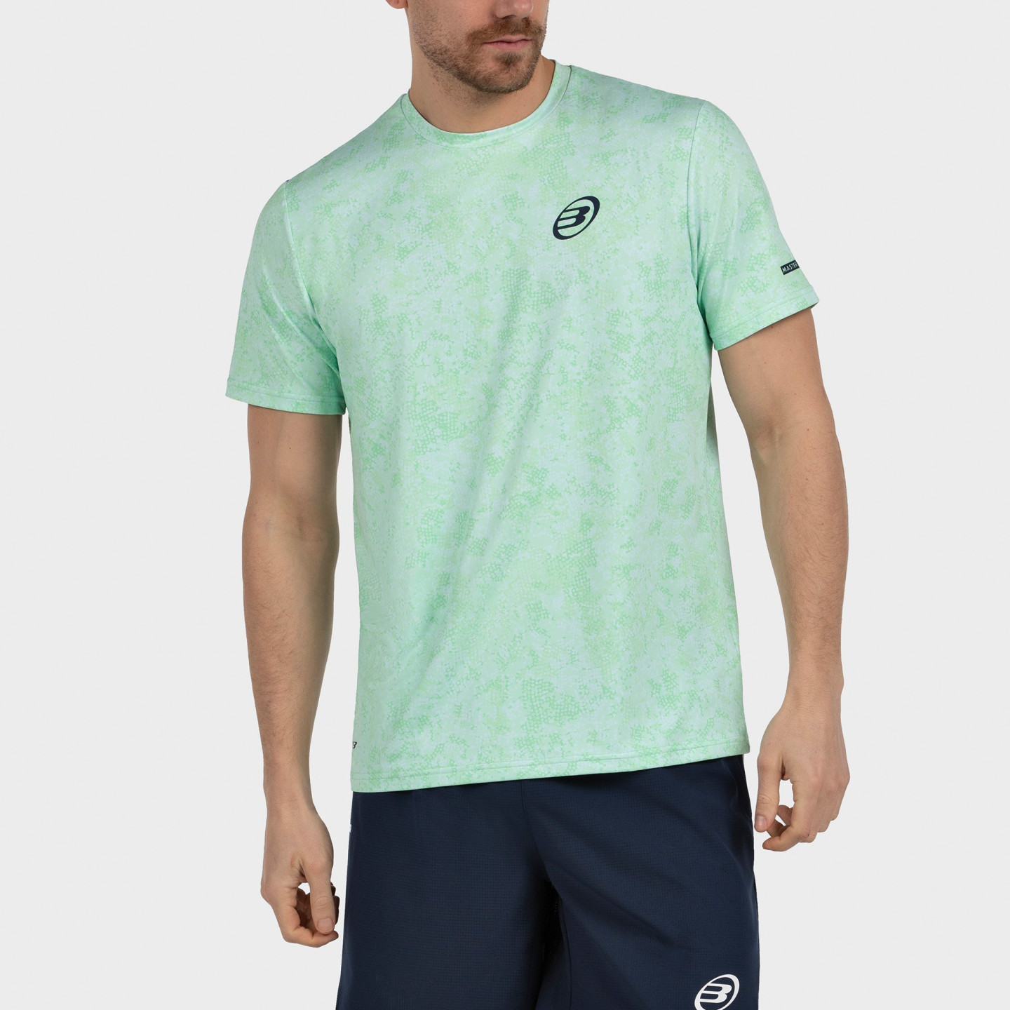 tienda de padel Madrid, tienda de padel online, tienda de padel españa, tienda de padel en linea, CAMISETA BULLPADEL MASAMA VERD