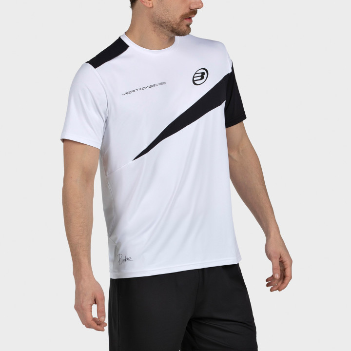 CAMISETA BULLPADEL CARDONA 26V BLANCO