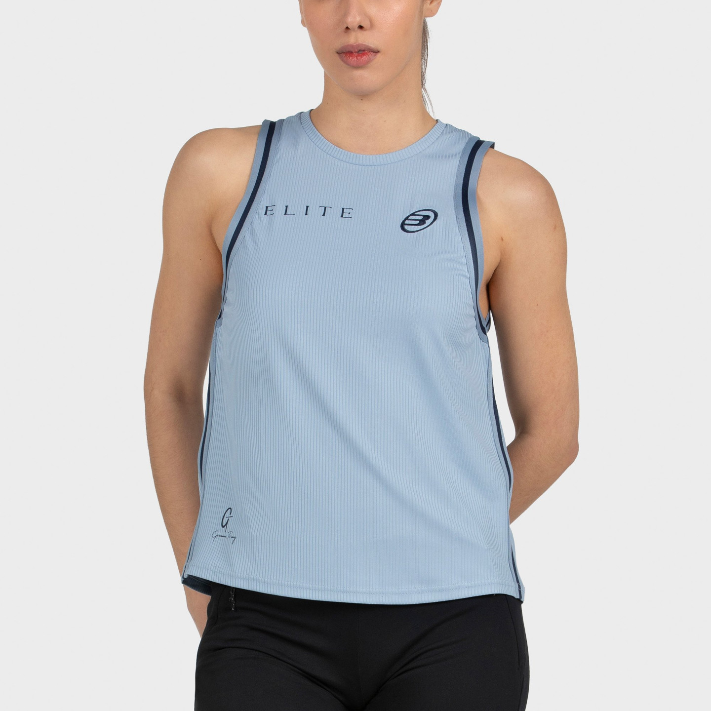 CAMISETA BULLPADEL GEMMA 26V AZUL ACERO