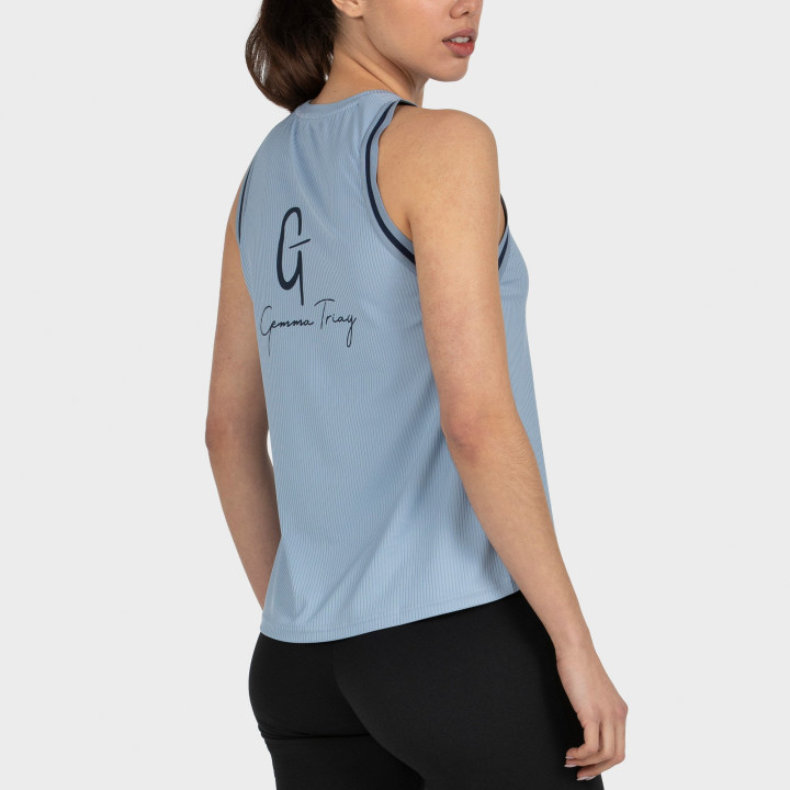 CAMISETA BULLPADEL GEMMA 26V AZUL ACERO