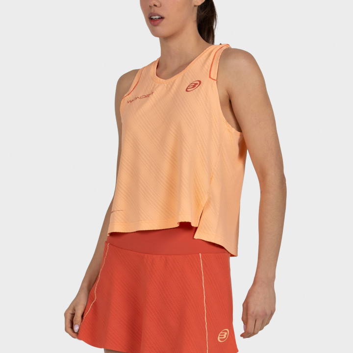 CAMISETA BULLPADEL CLAUDIA 26V NARANJA PASTEL