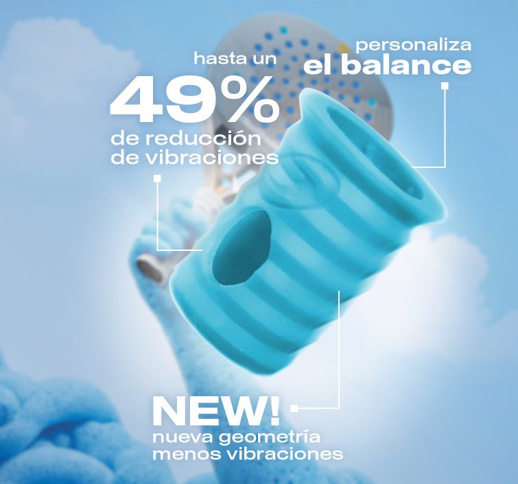 Más absorción. Menos vibración